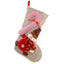 Christmas Decorations Knitted Yarn Large 3D Santa Claus Snowman Deer Christmas Socks Gift Bag - Korvel