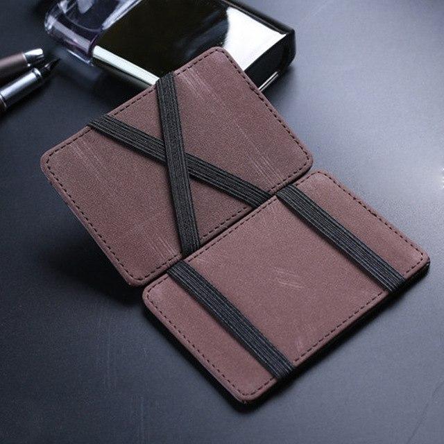 Mini Leather unisex women men Wallet Wallet ID - Korvel