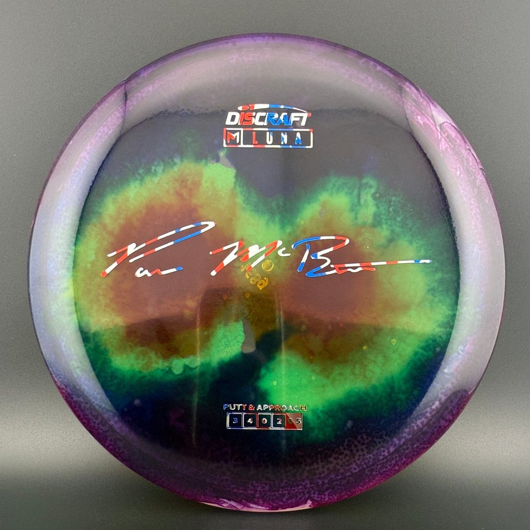 Fly Dye Z Luna Disc Golf Putter - Édition Paul McBeth