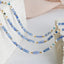 Freshwater Pearl and Titanium Steel Geometric Bead Necklace