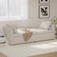 Fauteuil-lit moderne beige avec tiroirs de rangement