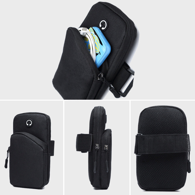 Sports outdoor mobile phone arm bag men's and women's running fitness bag - Korvel