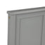 Platform Storage Bed  2 drawers with wheels, Twin Size Frame  Gray - Korvel