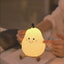 Creative Colorful Pear Duck Pear Night Light Pear Night Light Couple Gift Silicone Cute Night Light Sleeping Night Light - Korvel