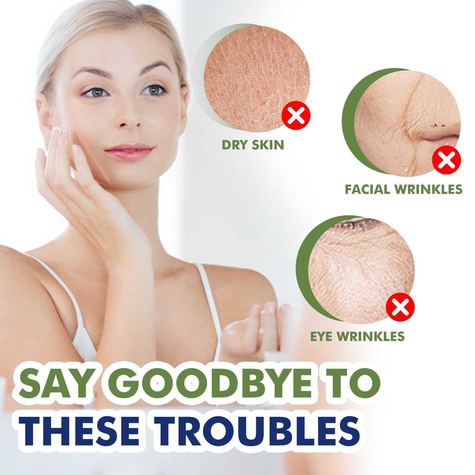 Plus Aloe Vera & Ginkgo Biloba, Anti-Aging And Smoothing Fine Lines & Wrinkles Facial Line Firming Facial Anti-Wrinkle Cream - Korvel