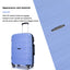 Hardshell Suitcase Spinner Wheels PP Luggage Sets Lightweight Durable Suitcase ,3-Piece Set (20/24/28) ,Purplish Blue - Korvel