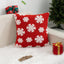 Christmas Pillow Cover (Excluding Pillow Core) Snowflake Velvet Jacquard Christmas Tree Elk Festival Decoration - Korvel