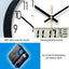 Horloge murale électronique avec calendrier 2025 - Design moderne