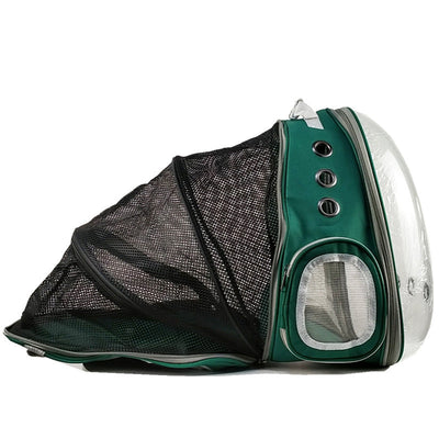 Cat Bag Panoramic Space Capsule Space Bag Pet Bag Portable Backpack Porous Breathable And Light Proof Expandable Cat Bag - Korvel