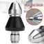 Cleaning Machine Sewer Nozzle 1/4 "Cleaning Sprinkler Pipe Dredger Cleaning Accessories - Korvel
