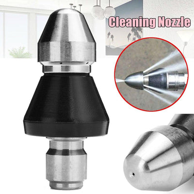 Cleaning Machine Sewer Nozzle 1/4 "Cleaning Sprinkler Pipe Dredger Cleaning Accessories - Korvel