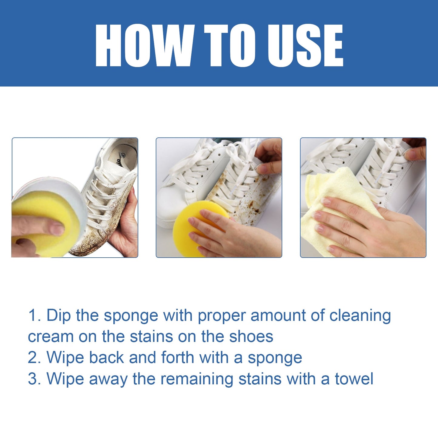 Premium Multi-Purpose Cleaning Cream for Shoes & Furniture