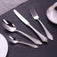 304 stainless steel knife, fork, spoon, hotel Western tableware, steak knife, fork, dessert spoon, fork, 4 piece  set - Korvel