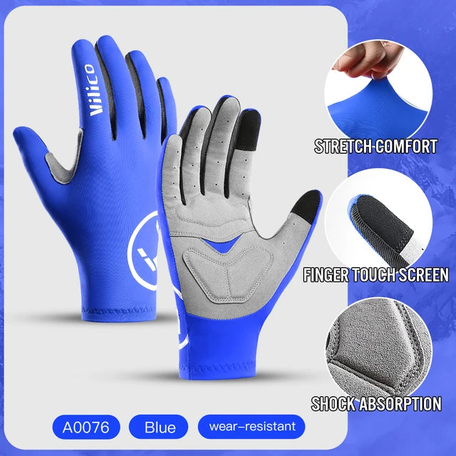 Outdoor mountain bike riding gloves shock-absorbing and anti-skid bike gloves - Korvel