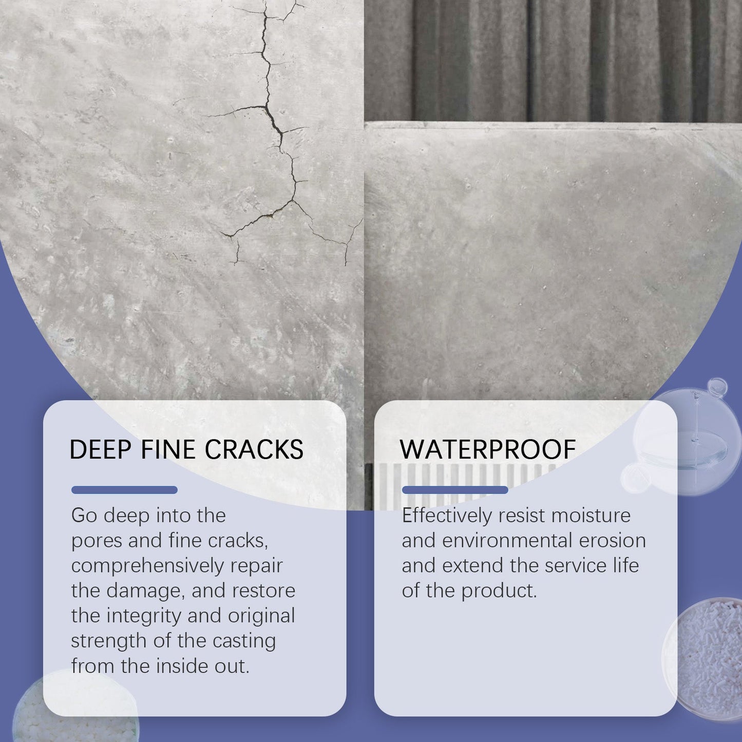 Universal Ab Adhesive, Crack Repair Bonded Tile Bath Scratch Crack Repair Waterproof And Leak Proof Adhesive - Korvel