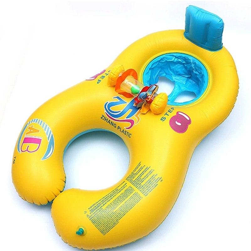 Anillo de natación premium madre-hijo para días divertidos en la piscina