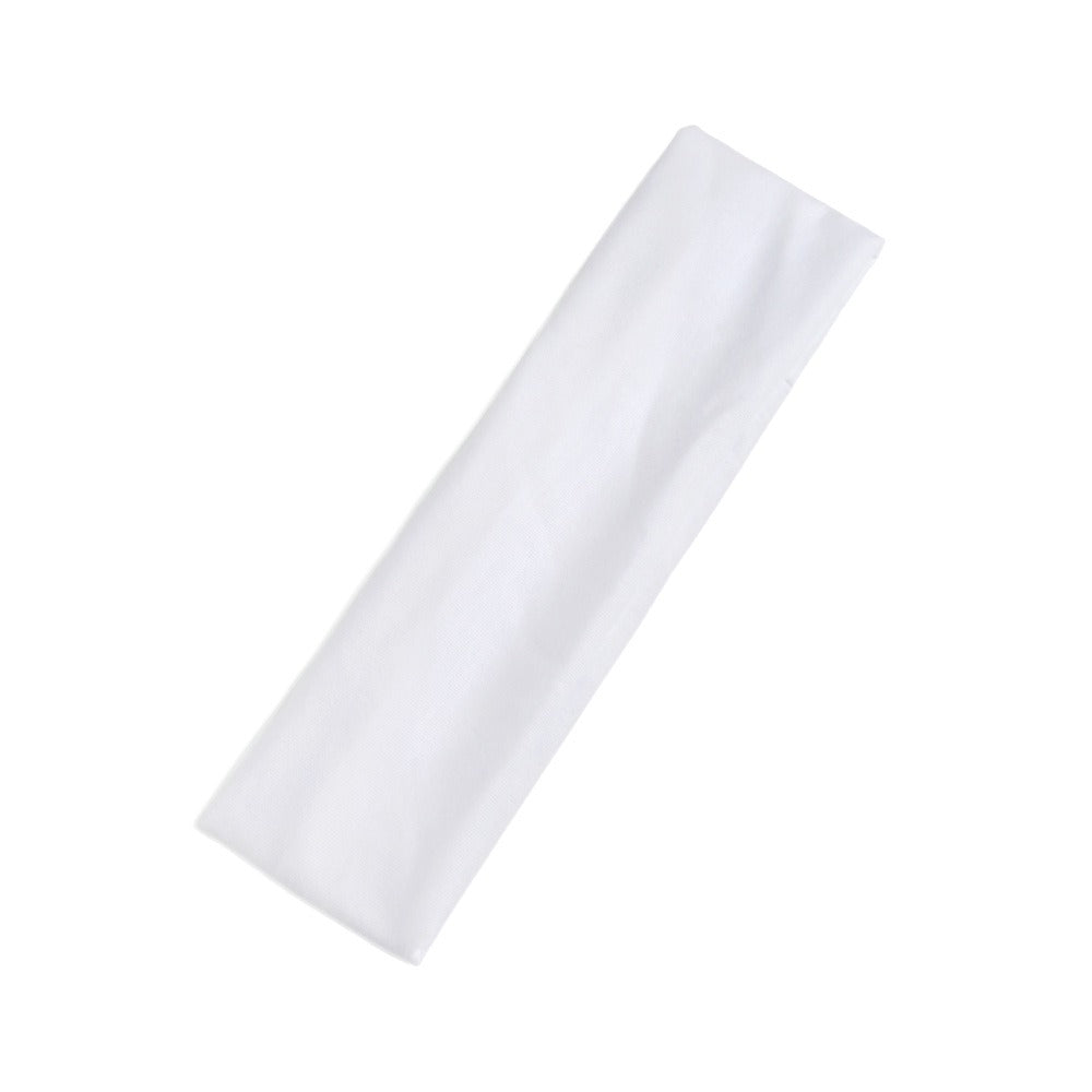 Simple Sports Headband Running Sports Anti Sweating Yoga Headband Unisex Solid Color Single Loop Headband - Korvel
