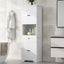 Elegant Tall Bathroom Cabinet with Ample Storage Space