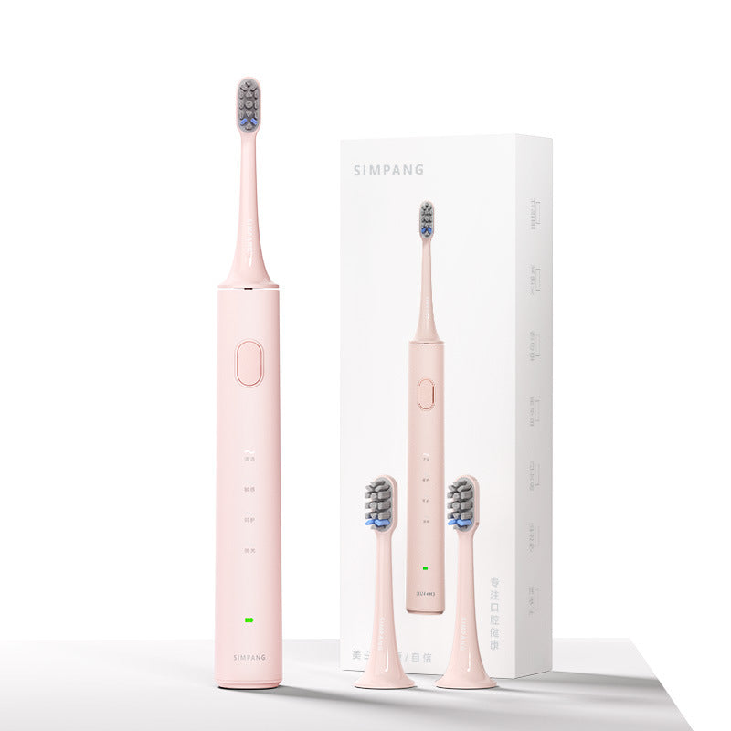 Smart Sonic Electric Toothbrush Soft Bristles Wireless Charging Adult Gift Box - Korvel