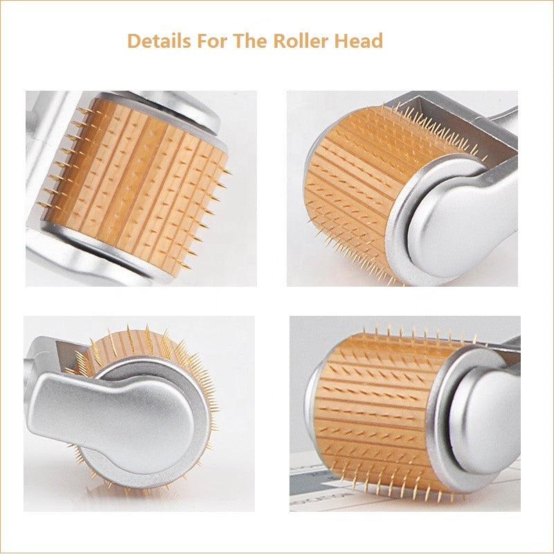 ZGTS192 Derma Roller Titanium Stainless Steel Needles For Facial Skin Care Microneedle Derma Rollering Therapy - Korvel