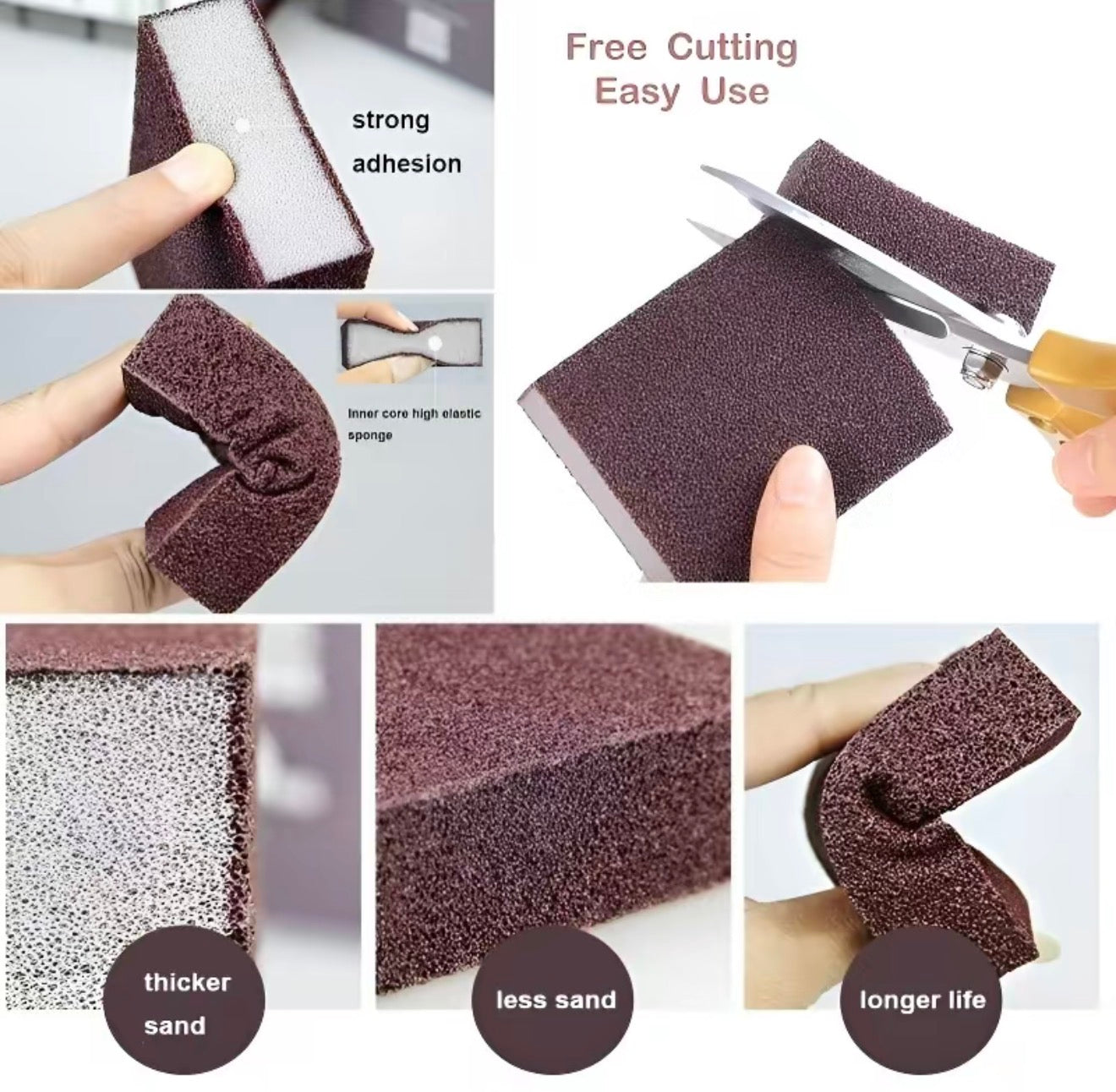 Esponja de Limpieza Emery SparkScrub - Paquete de 3