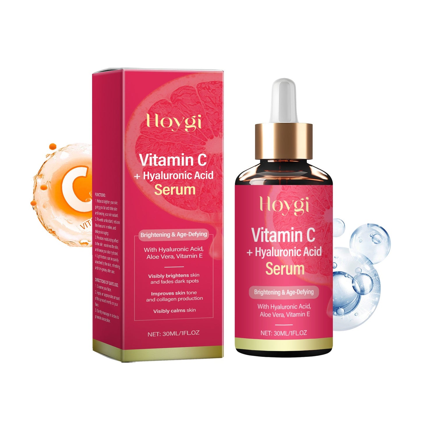 Essence de vitamine C premium pour une peau radieuse