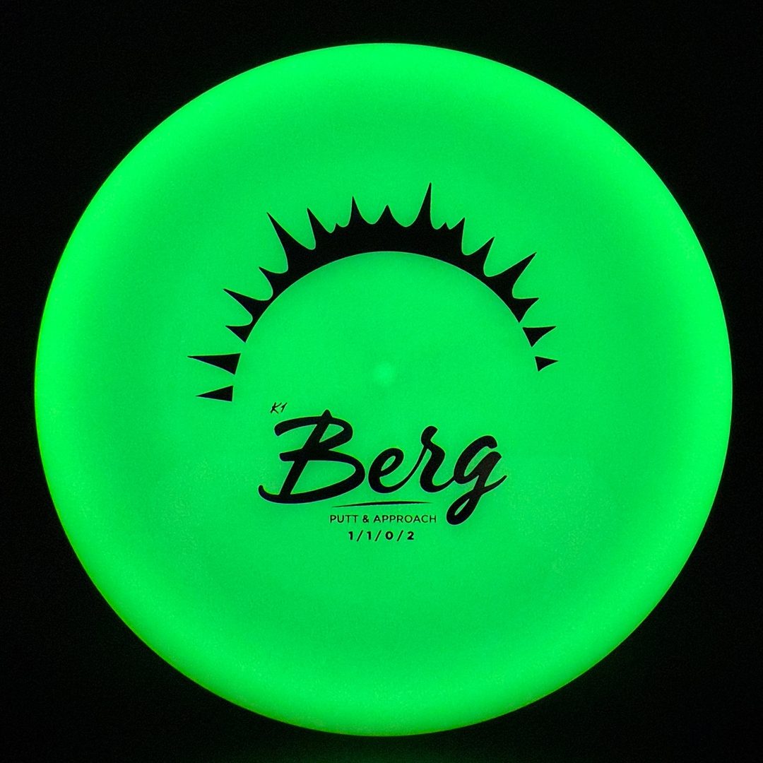 K1 Glow Berg - 2024 Edition Disc Golf Putter
