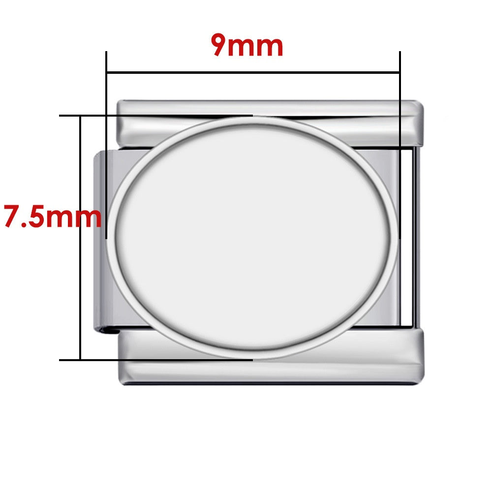 DIY Personalized Photo Picture Frame Making Titanium Steel Watch Band Chain Fashion Splicing Modular Bracelet - Korvel