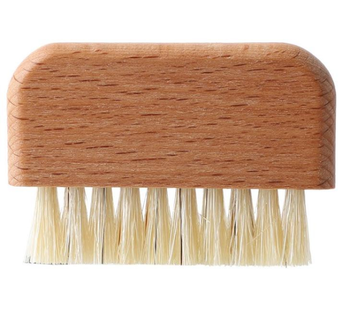 Baby hair comb round head beech wood baby bath brush children's bath brush - Korvel