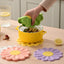 Creative Daisy Flower Household Oil and Heat Resistant Small Fresh Japanese and Korean Bowl and Plate Mats - Korvel