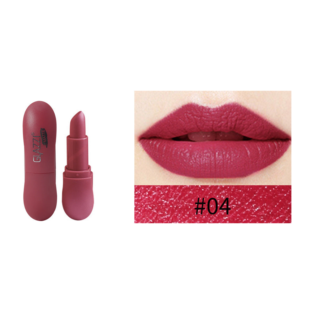 12 Color Rhombic Matte Lipstick Yeast Color Does Not Stick To The Cup And Does Not Fade - Korvel