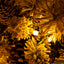 A set of 4 artificial Christmas trees, including flower garlands, flower garlands, and 2 entrance trees, with LED lights - Korvel