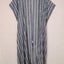 Striped Open Front Longline Cover Up - Korvel