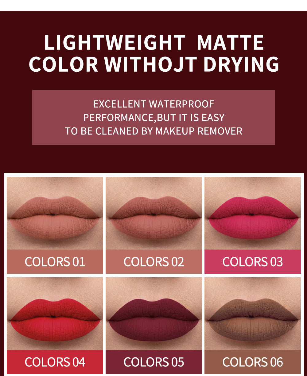 HANDAIYAN Popular Matte Matte Velvet 12 Colors Lip Gloss Liquid Lipstick Lip Glaze - Korvel