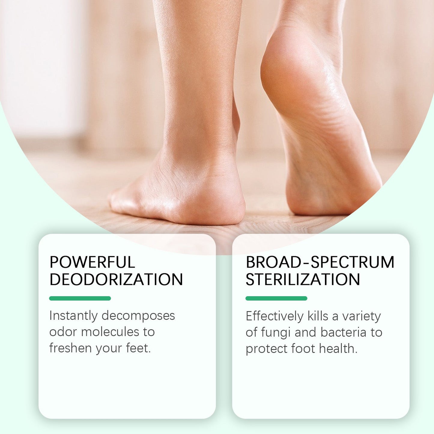 Premium Foot Deodorizer and Moisturizer