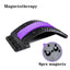 Magnetotherapy Multi-Level Adjustable Back Massager Stretcher Waist Neck Fitness Lumbar Cervical Spine Support Pain Relief - Korvel