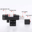 Mini Infrared Laser Sight Adjustable Red Laser Sight Up And Down, Left And Right, Card Slot Width Interchangeable - Korvel