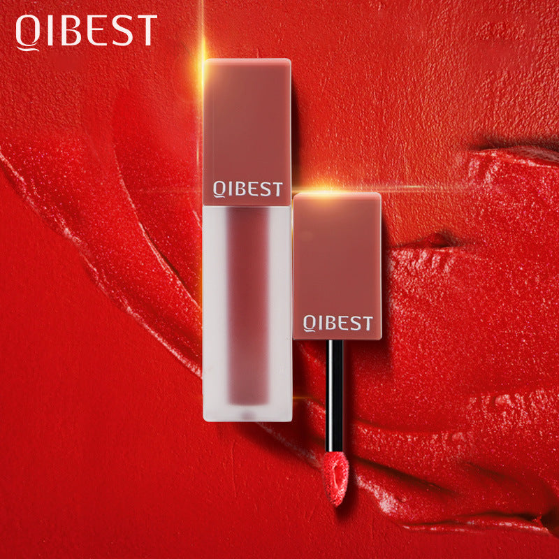 QIBEST Velvet Matte Lip Gloss - Pintalabios Líquido Cremoso