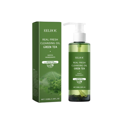 Green Tea Makeup Remover Oil Gently Removes Makeup For Face, Eyes And Lips With Refreshing And Non-Tight Makeup Remover Oil - Korvel
