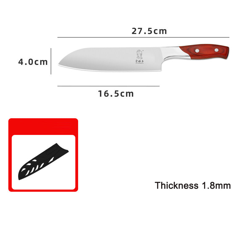 Household multi-purpose chef knife stainless steel vegetable and meat cutting small kitchen knife - Korvel