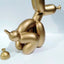 Elegant Gold Balloon Dog Sculpture