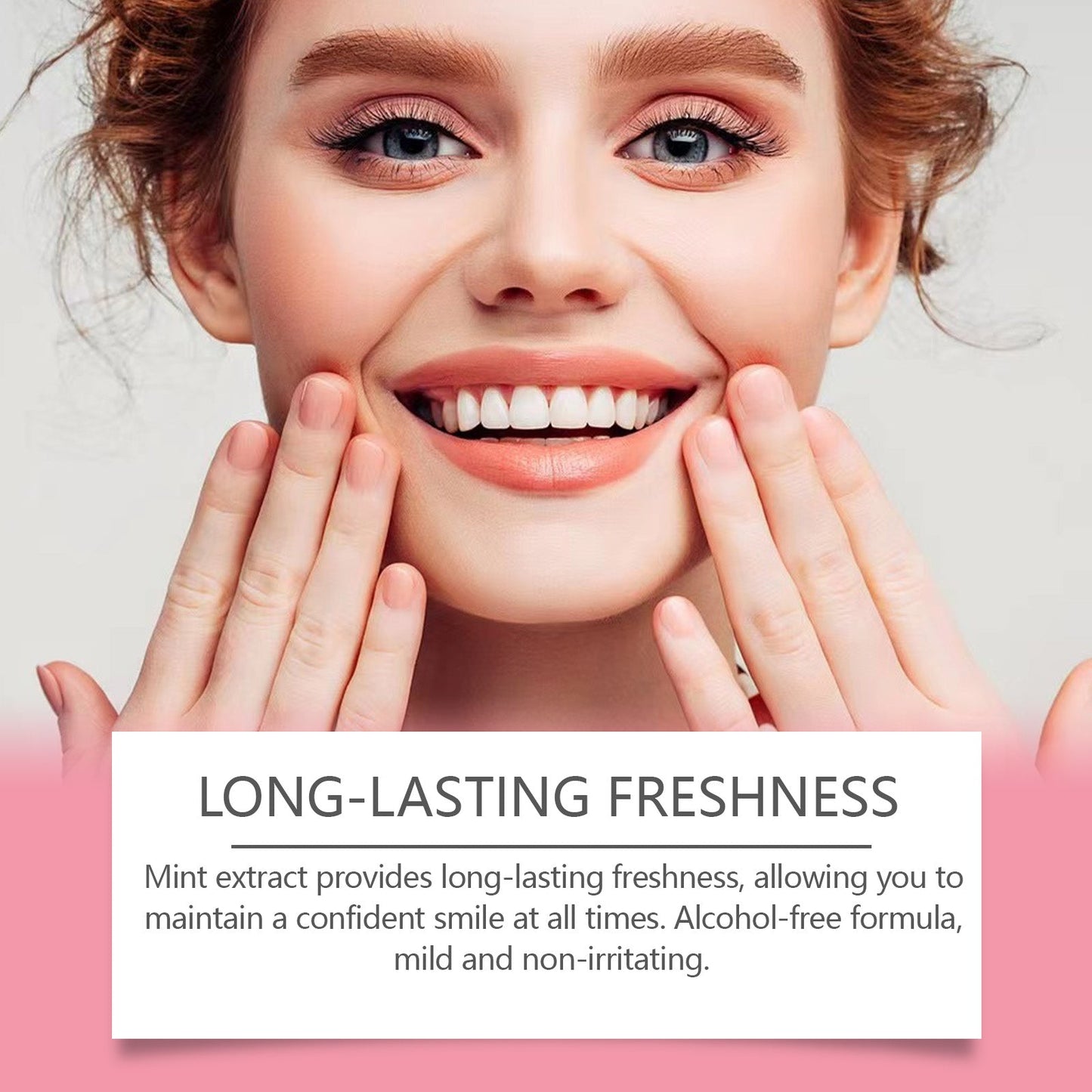 Mouth Care Beauty Mouthwash, Mint Fresh Breath, Gentle And Non-Irritating Gum Care - Korvel