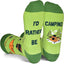 English Letters Socks Outdoor Camping Fishing Mountain Climbing Ski Sports Tube Socks - Korvel