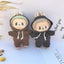 17cm Vinyl Macaron Plush Keychain Doll Accessory