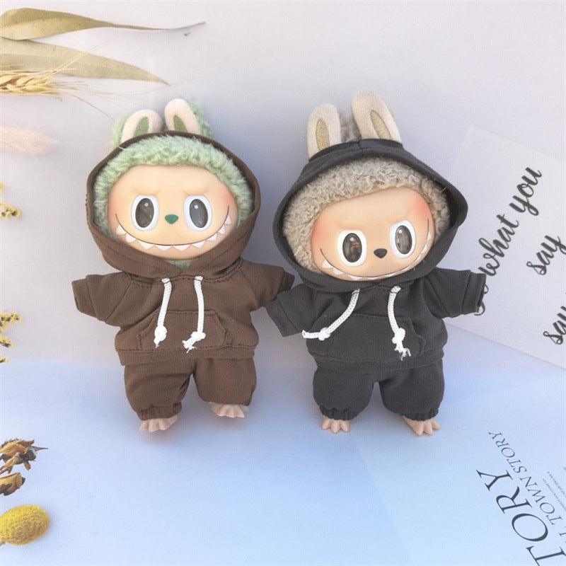 17cm Vinyl Macaron Plush Keychain Doll Accessory