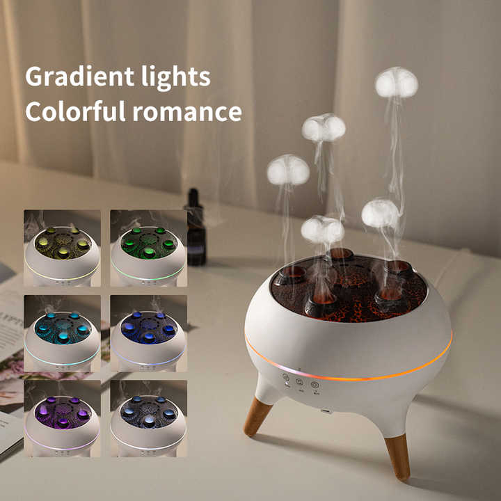 Spray HumidificadorElectric Night Light Air Humidifier With Remote Aromatherapy - Korvel