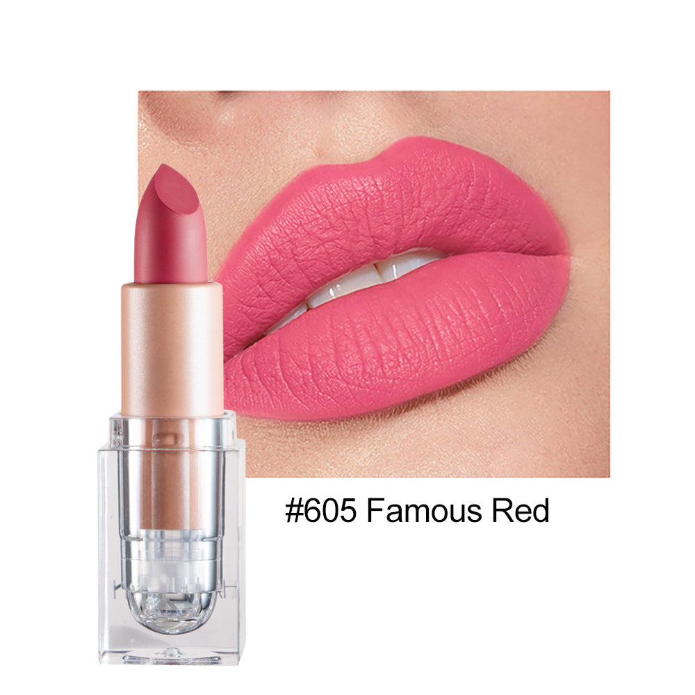 HANDAIYAN Premium Matte Lipstick - 12 Shades of Nude Pink