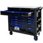 12-Layer Drawer Multi-Purpose Tool Car, With Wheels, Iron Top - Korvel
