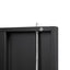Metal storage cabinet with locked door and adjustable shelf foldable storage cabinet black - Korvel