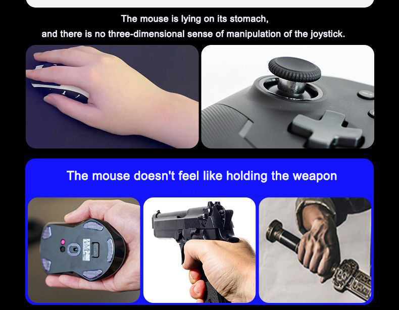 Souris de jeu de tir premium avec prise verticale